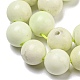 Hilo de abalorios de jade natural de limón G-R494-A10-03-3