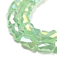 AB Color Plate Glass Beads Strands EGLA-P051-06B-C03-3
