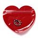 Sacchetti di plastica con chiusura a zip yin-yang a forma di cuore OPP-B005-01B-2