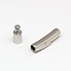 304 Stainless Steel Bayonet Clasps STAS-A029-01-2