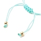 Ensemble de bracelets de perles tressées en résine mauvais œil de style 6pcs 6 BJEW-JB08338-8