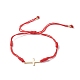 Bracelets réglables en fil de nylon BJEW-JB06533-01-1
