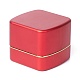 Cajas colgantes de joyería de plástico cuadrado OBOX-F005-02B-1