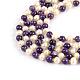 Perle naturali cinque collane a più livelli NJEW-Q301-01-2