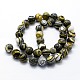 Synthetic Malachite Beads Strands G-I199-32-6mm-B-2
