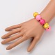 Chunky Round Bubblegum Acrylic Beads Jewelry Sets: Bracelets & Necklaces SJEW-JS00778-03-5