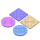 Stampi in silicone per sottobicchieri con motivo mandala DIY-Z005-12-5