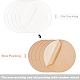 BENECREAT 5PCS 6 Inch Clear Acrylic Sheet Round Circle Dis Acrylic Sheet for Decoration OACR-BC0001-03B-6
