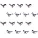 Nbeads 60 pieza cabeza de pájaro cuentas de aleación espaciadoras sueltas PALLOY-NB0001-19-1
