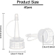 BENECREAT 40PCS Precision Tip Applicator Caps Replacement Dispensing Caps for Squeeze Bottles Glue Bottles KY-BC0001-22-2