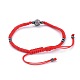 Bracelets de perles de nylon tressés réglables BJEW-JB04665-01-3