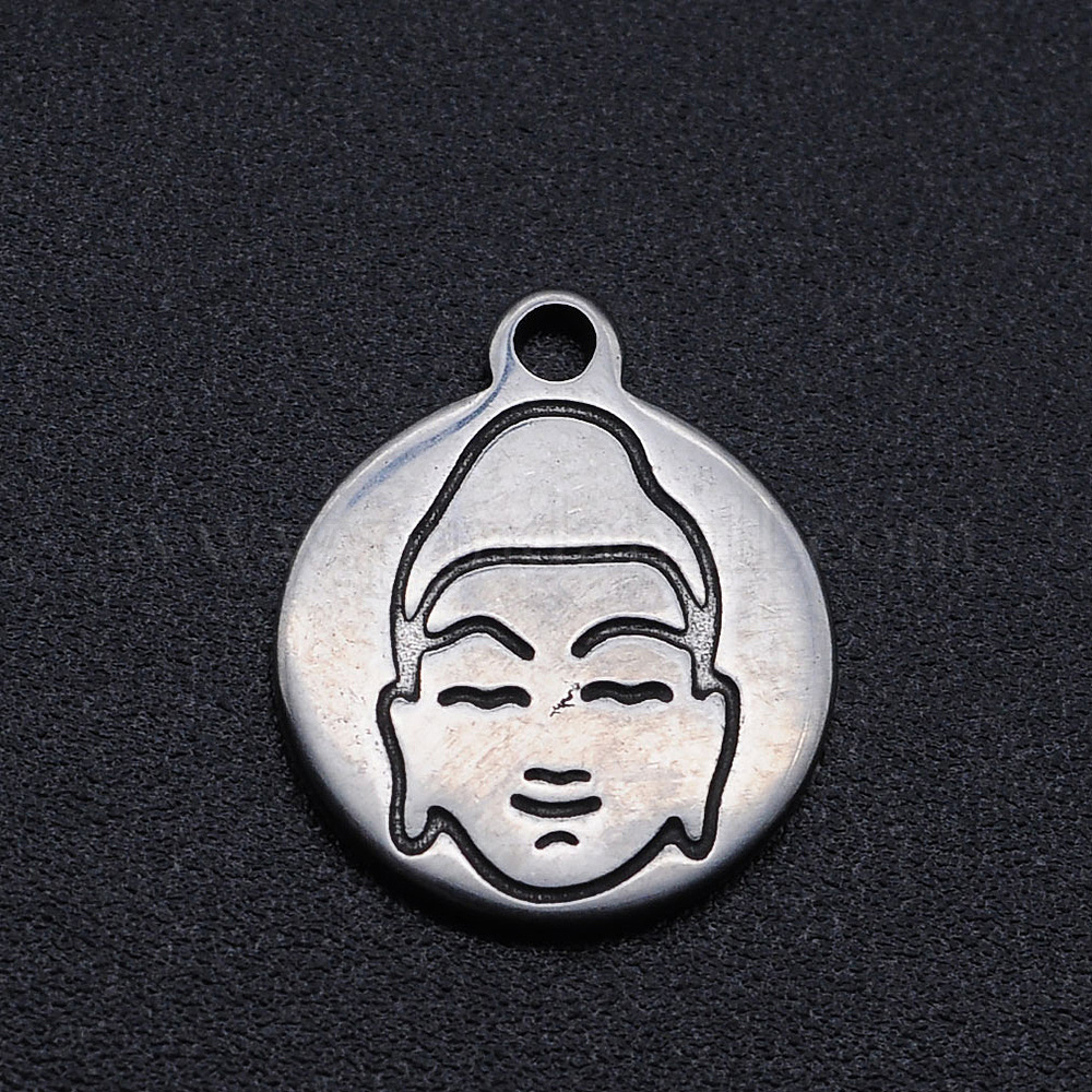 Pendentif éléphant pierre noire breloque en argent méditation religieuse yoga mala indien amoureux des animaux sacrés collier à faire soi même boucles d'oreilles bracelet bijoux - France