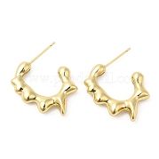 Серьги-пусеты из латуни EJEW-Q770-12G