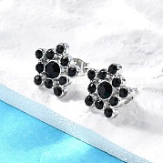 Серьги-гвоздики из нержавеющей стали 304 для женщин EJEW-F361-12P