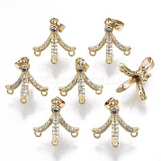 Латунные микропейв с кубическим цирконием KK-N233-042-NF