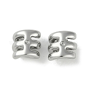 Латунные микро проложить кубического циркония бусы KK-P283-12P