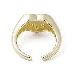Anillos abiertos ajustables de latón&nbsp;RJEW-K257-86G-02