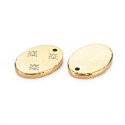 Ionenplattierung (IP) 304 Edelstahl Micro Pave klare Zirkonia Anhänger&nbsp;X-STAS-N097-114LG-NR