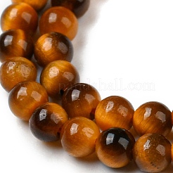 Natürlichen Tigerauge Perlen Stränge&nbsp;G-B045-A01