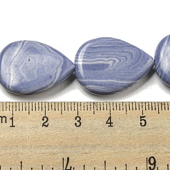 Synthetische blaue Achatperlenstränge&nbsp;G-B071-G02-01