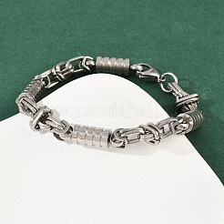 Bracelets à maillons en acier inoxydable 201 pour hommes et femmes&nbsp;BJEW-B143-08