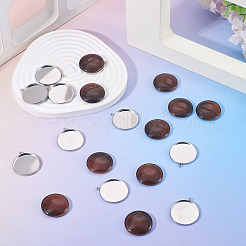10 pz 304 ciondolo cabochon in acciaio inox&nbsp;DIY-TA0015-76A