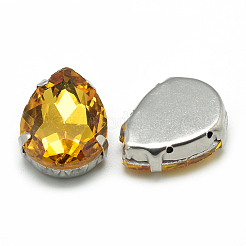 Cuce sul rhinestone&nbsp;RGLA-T035-10x14mm-22