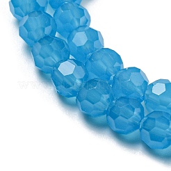 Ständer aus imitierten Jade-Glasperlen&nbsp;EGLA-A035-J4mm-D07