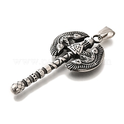 Grands pendentifs en acier inoxydable 304&nbsp;STAS-G350-44B-AS