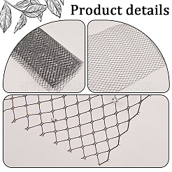 Polyester-Organza-Schleier mit großem Augennetz&nbsp;DIY-WH0453-61A