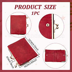 Portefeuilles à serrure en cuir pu&nbsp;AJEW-WH0796-86B