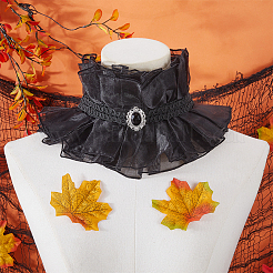 Papillon in organza e acrilico&nbsp;AJEW-WH0696-460