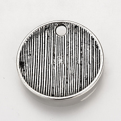 Pendentifs en alliage de style tibétain&nbsp;X-TIBEP-Q078-16AS-RS