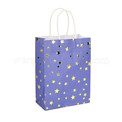 Geschenktüten aus Papier mit goldener Sternenprägung und Henkeln&nbsp;TH-CBA170C-06