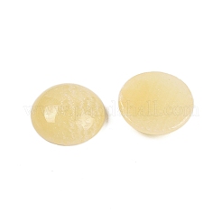 Natürlichen gelben Jade cabochons&nbsp;G-T020-18mm-32