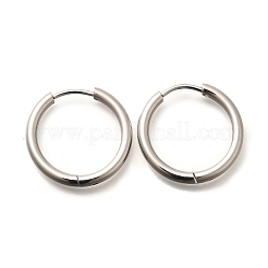 Boucles d'oreilles créoles en acier inoxydable 304 pour femmes&nbsp;EJEW-M068-15E-P