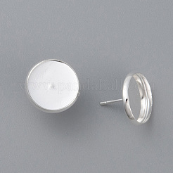Boucles d'oreilles à tige en acier inoxydable 304&nbsp;STAS-K131-E-01S