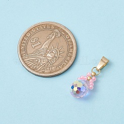 Pendenti con perline di semi di vetro&nbsp;PALLOY-MZ00590-02