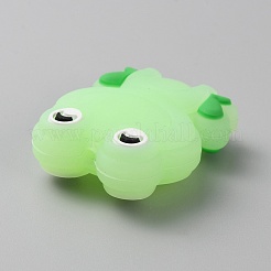Perle di silicone ecologiche per uso alimentare luminose a forma di rana&nbsp;LS-SIL-WH0003-12C