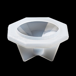 Moldes de copa de vela de silicona diy octágono facetado&nbsp;DIY-P078-07