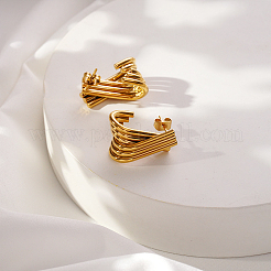 Pendientes de acero inoxidable 304 para mujer&nbsp;XN8295