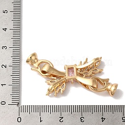 Micro latón allanan circonio cúbico veces aproximamente corchetes&nbsp;KK-B098-09G-02
