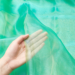 Tela de organza de poliéster de dos tonos&nbsp;AJEW-WH0314-302A
