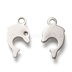 Anlaufgeschützte Charms aus Edelstahl 201&nbsp;STAS-B001-45P