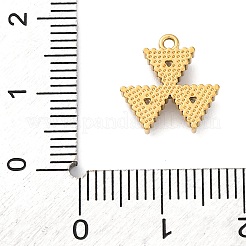 Pendentifs en acier inoxydable 304 avec zircone cubique et placage ionique (IP)&nbsp;STAS-R141-04G-01