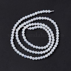 Bianco naturale agata fili di perline&nbsp;G-C247-03