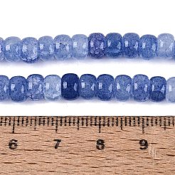 Colliers de perles de verre teintées à effet ombré&nbsp;X-GLAA-Q106-05A-A16