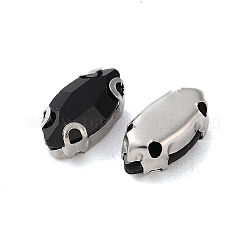 Occhio di cavallo cucito su strass&nbsp;RGLA-L028-08G-02