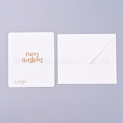 Ensembles de cartes de voeux enveloppe et joyeux noël&nbsp;DIY-I029-03A