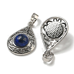 Natürlich gefärbte Lapislazuli-Anhänger&nbsp;G-Q158-05P-13
